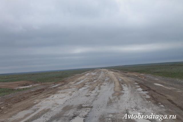 Дорога в Казахстане