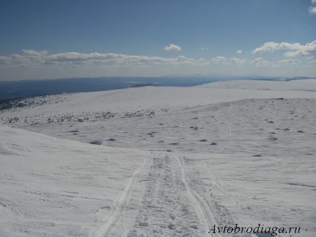 Плато Кваркуш снегоходный маршрут