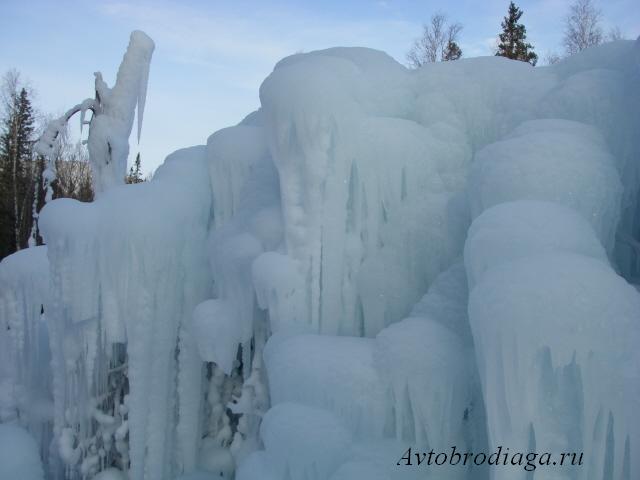 Ледяной фонтан Зюраткуль фотография